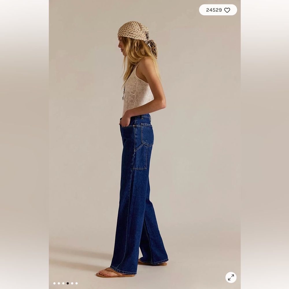 Free People Tinsley Baggy High-Rise Jeans size 28 NWT